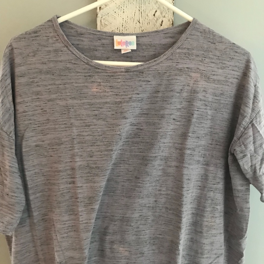 LuLaRoe light purple shirt